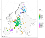 A harmonized database of European forest simulations under climate change
